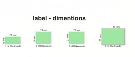 Subministrament d’alumnes amb bolígraf per a etiquetes adhesives de vial horitzontal