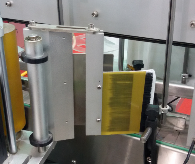 màquina automàtica per etiquetar ampolles amb mecanisme de premsat superior amb certificat CE