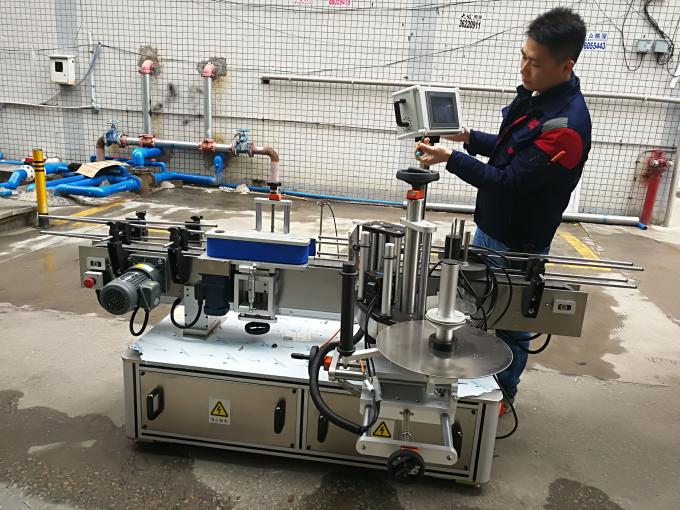 Màquina d'etiquetatge d'etiquetes d'ampolla rodona automàtica completa (tipus cinturó)