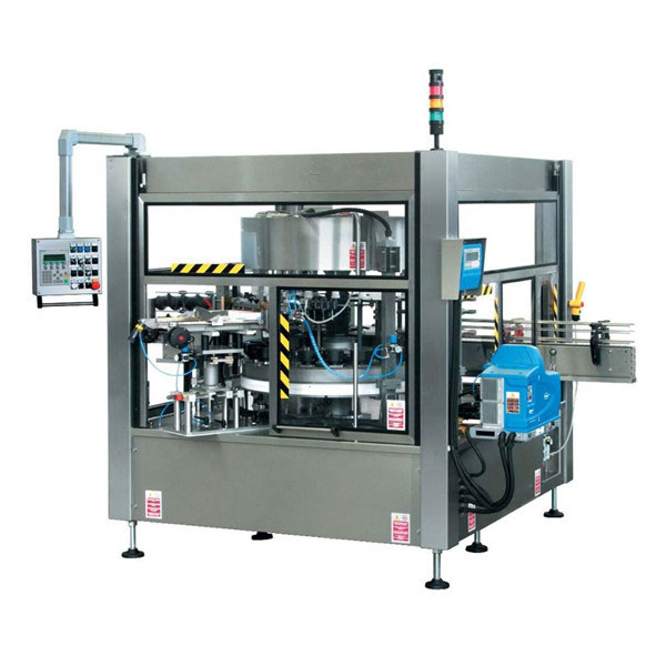 Màquina d’etiquetatge d’adhesius rotatius amb ampolla automàtica completa CE