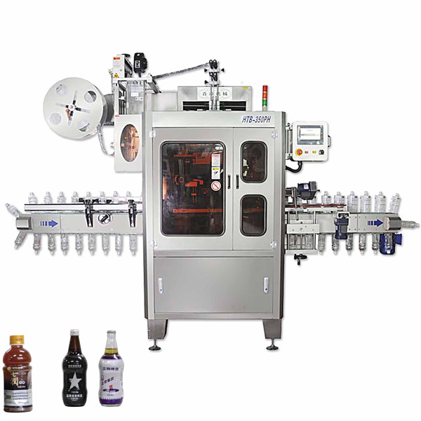 Màquina d'etiquetatge de mànega retractilable d'acer inoxidable de tot el cos d'alta velocitat 200BPM 3,5KW