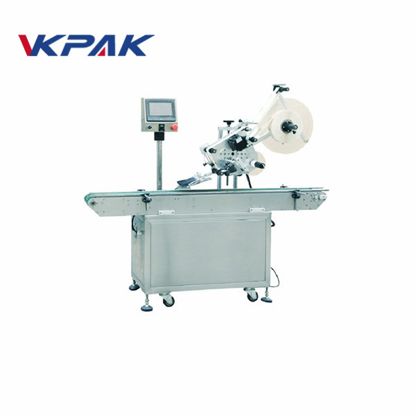 Màquina d'etiquetatge autoadhesiu per a la part superior de maó de gel