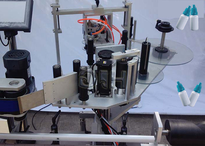 Xina Etiqueta vertical d'ampolles rodones amb adhesiu vertical i superior amb proveïdor automàtic