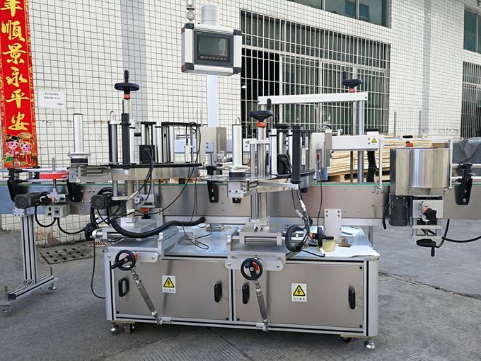 Etiquetadora autoadhesiva frontal i posterior amb dues cares amb pantalla tàctil completament automàtica